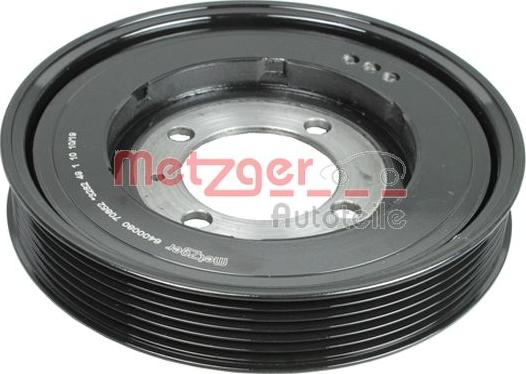 Metzger 6400080 - Belt Pulley, crankshaft autospares.lv