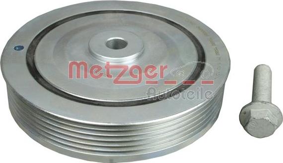 Metzger 6400038 - Belt Pulley, crankshaft autospares.lv