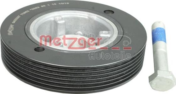 Metzger 6400037 - Belt Pulley, crankshaft autospares.lv