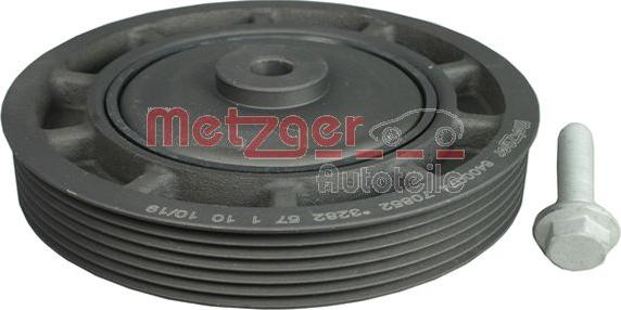 Metzger 6400074 - Belt Pulley, crankshaft autospares.lv