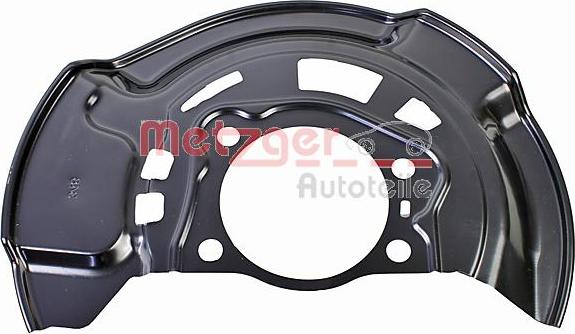 Metzger 6115438 - Splash Panel, guard, brake disc autospares.lv