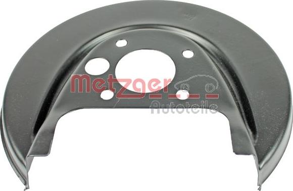 Metzger 6115001 - Splash Panel, guard, brake disc autospares.lv