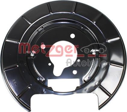 Metzger 6115162 - Splash Panel, guard, brake disc autospares.lv