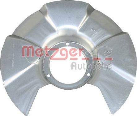 Metzger 6115291 - Splash Panel, guard, brake disc autospares.lv