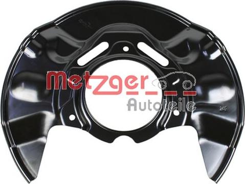 Metzger 6115250 - Splash Panel, guard, brake disc autospares.lv