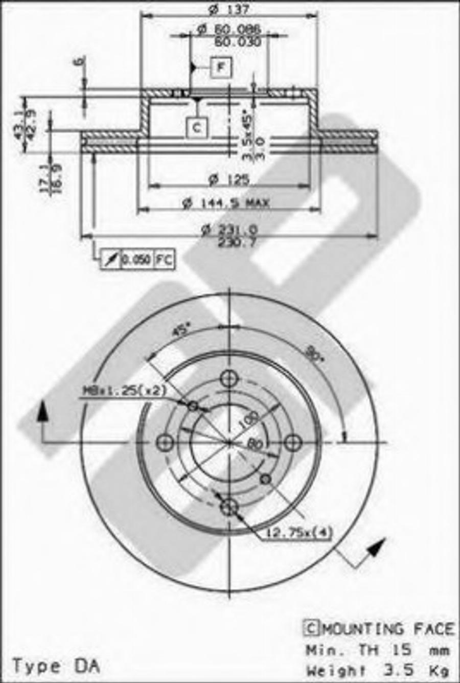 Metzger 6110410 - Brake Disc autospares.lv