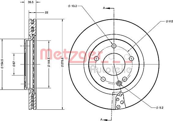 Metzger 6110479 - Brake Disc autospares.lv