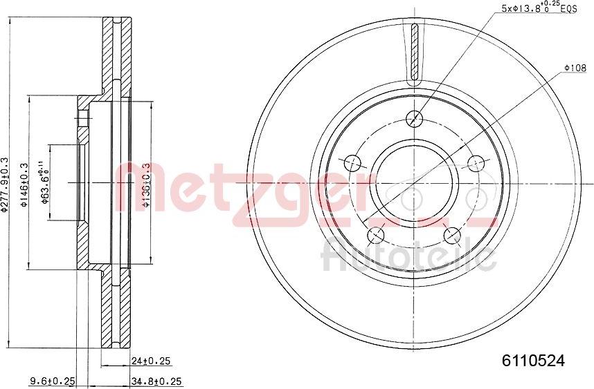 NK BS5366 - Brake Disc autospares.lv