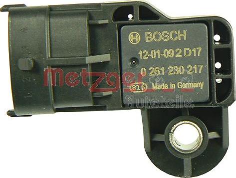 Metzger 0906143 - Sensor, intake manifold pressure autospares.lv