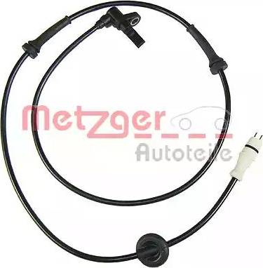 Metzger 0900433 - Sensor, wheel speed autospares.lv