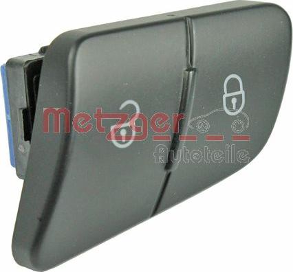 Metzger 0916319 - Switch, door lock system autospares.lv