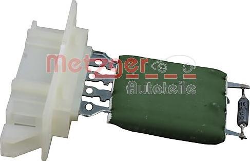 Metzger 0917347 - Resistor, interior blower autospares.lv