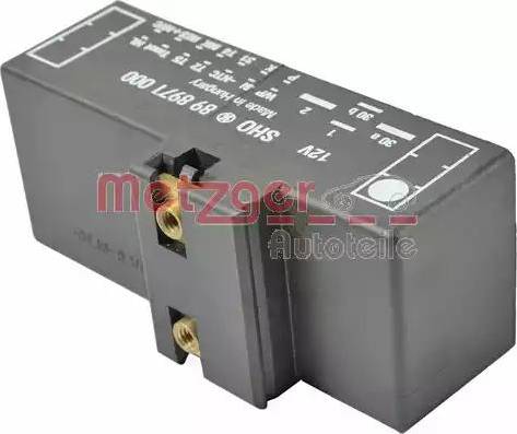 Metzger 0917220 - Control Unit, electric fan (engine cooling) autospares.lv