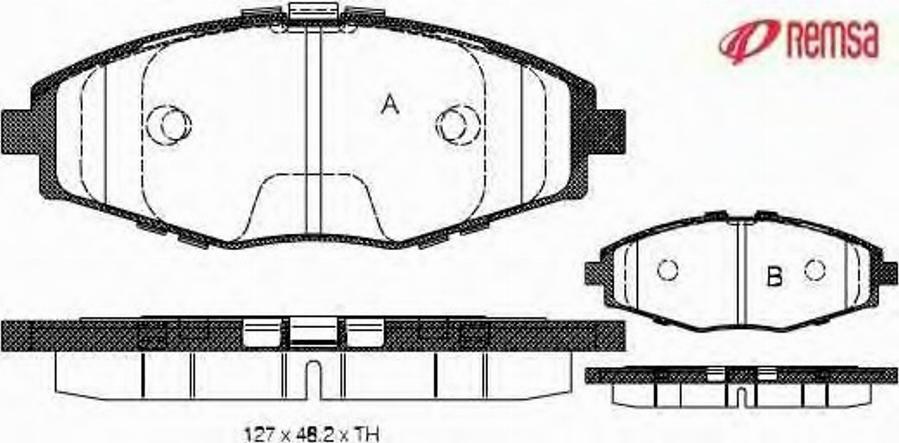 Metzger 069600 - Brake Pad Set, disc brake autospares.lv