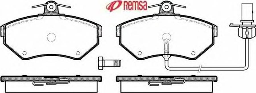 Metzger 0631.12 - Brake Pad Set, disc brake autospares.lv