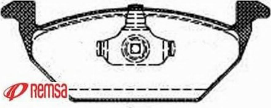 Metzger 0633.00 - Brake Pad Set, disc brake autospares.lv