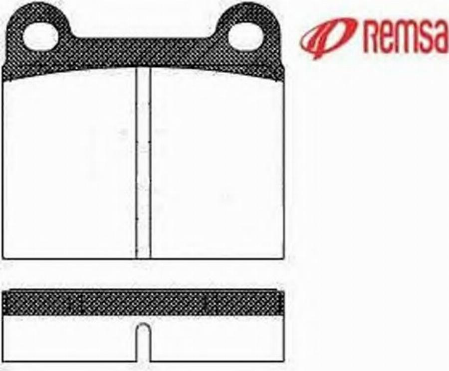 Metzger 000200 - Brake Pad Set, disc brake autospares.lv