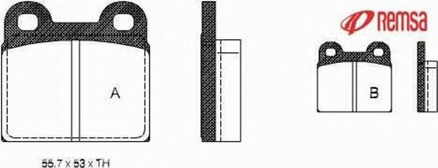 Metzger 000700 - Brake Pad Set, disc brake autospares.lv