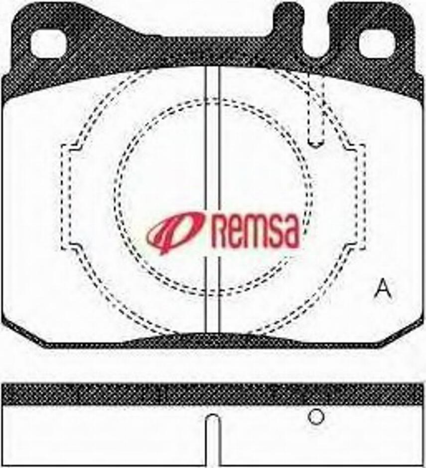 Metzger 001040 - Brake Pad Set, disc brake autospares.lv