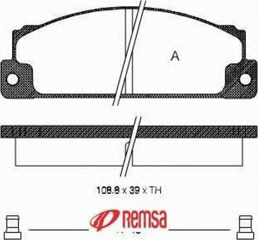 Metzger 002202 - Brake Pad Set, disc brake autospares.lv