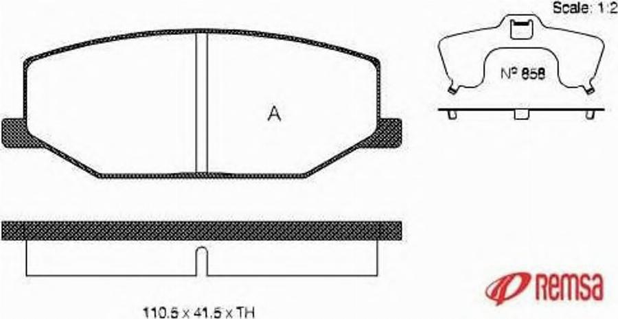 Metzger 019010 - Brake Pad Set, disc brake autospares.lv