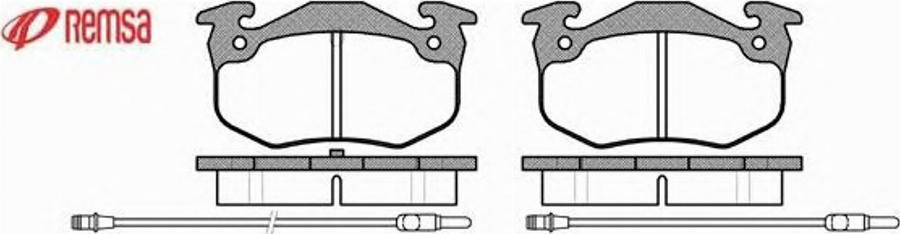 Metzger 014423 - Brake Pad Set, disc brake autospares.lv