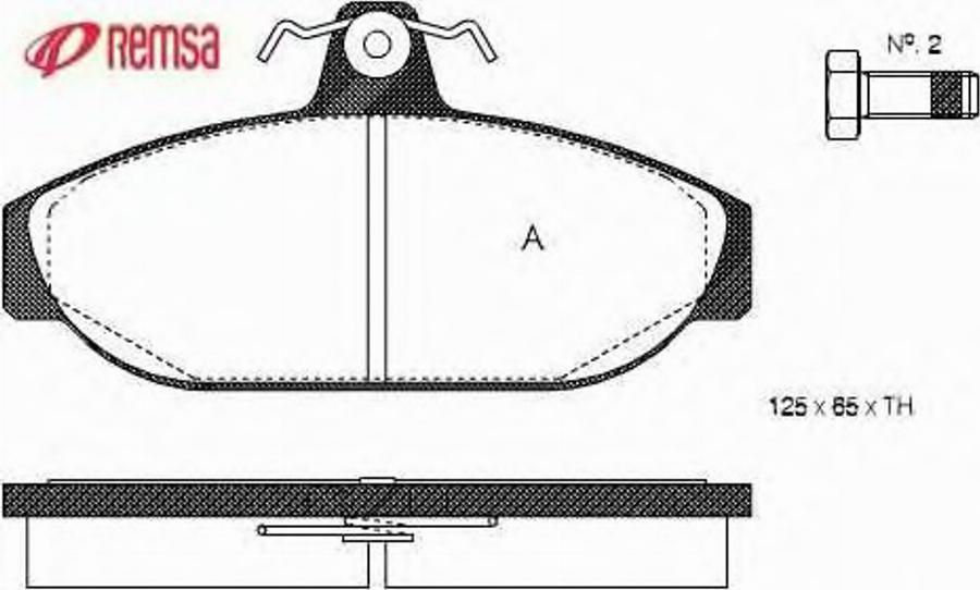 Metzger 015600 - Brake Pad Set, disc brake autospares.lv