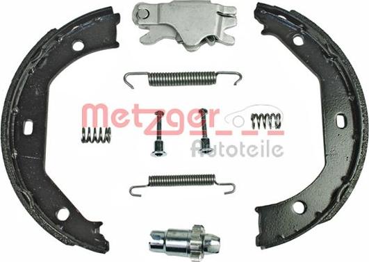 Metzger 0152005 - Brake Shoe Set, parking brake autospares.lv