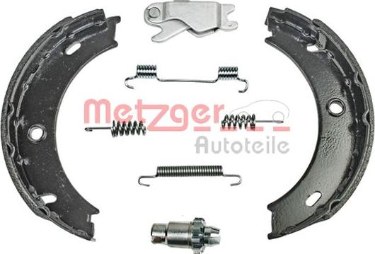 Metzger 0152007 - Brake Shoe Set, parking brake autospares.lv