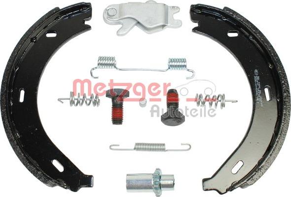 Metzger 0152017 - Brake Shoe Set, parking brake autospares.lv