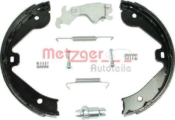 Metzger 0152026 - Brake Shoe Set, parking brake autospares.lv