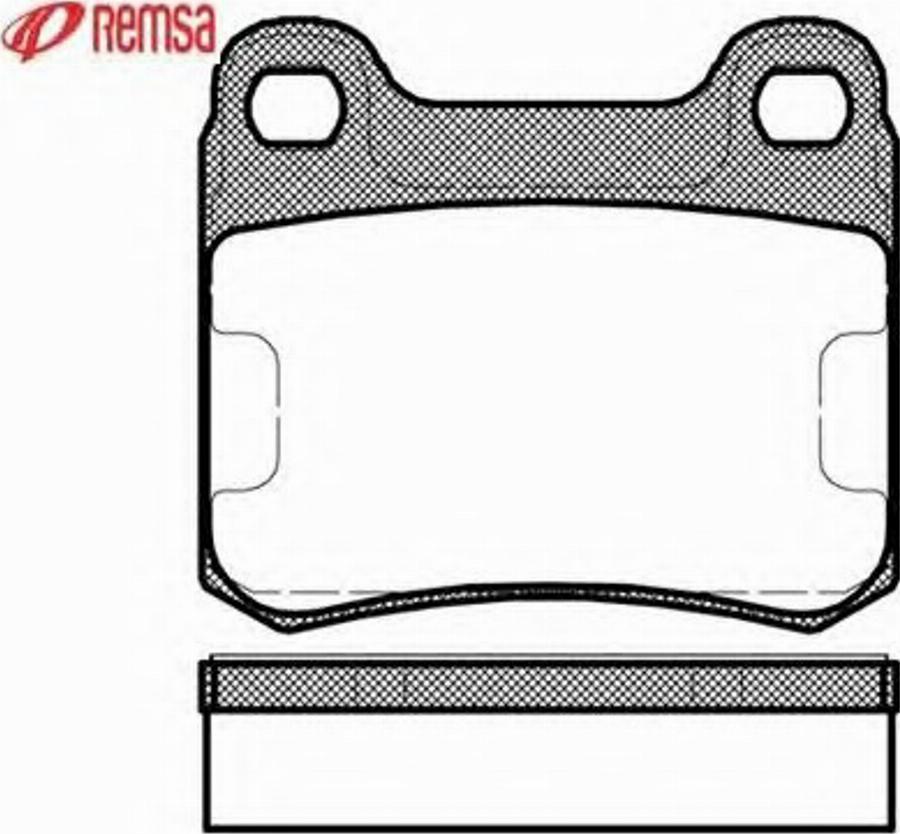 Metzger 015710 - Brake Pad Set, disc brake autospares.lv