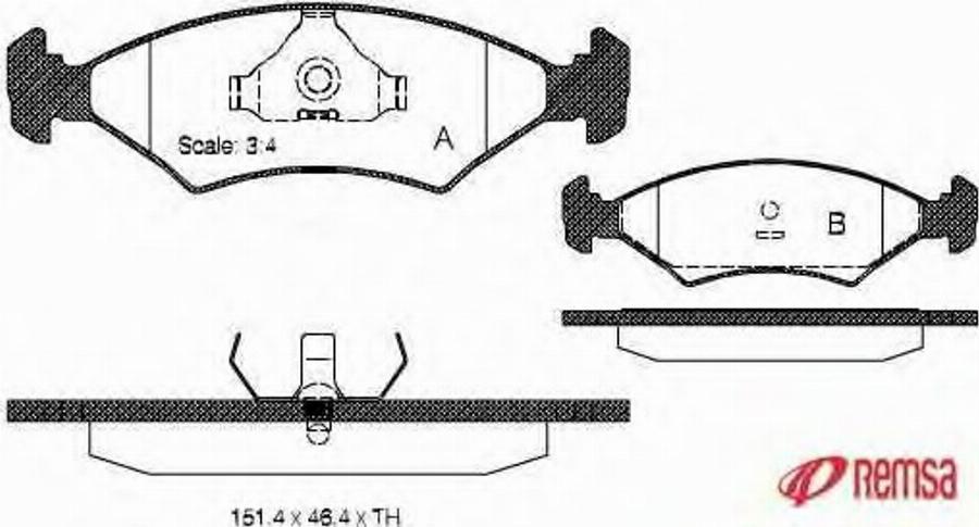 Metzger 011920 - Brake Pad Set, disc brake autospares.lv