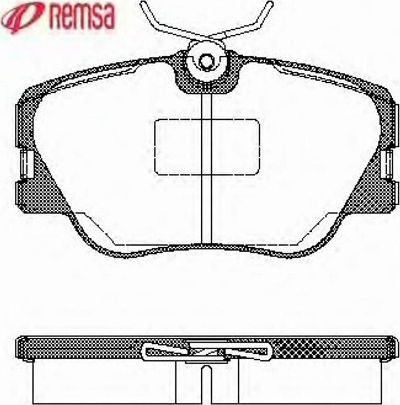 Metzger 018900 - Brake Pad Set, disc brake autospares.lv