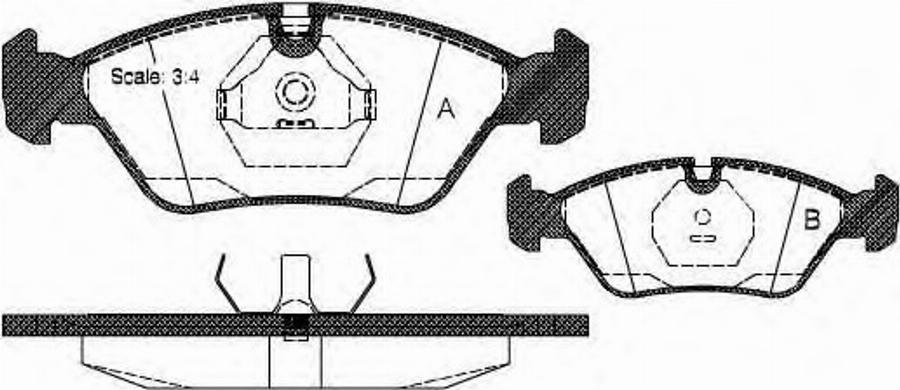 Metzger 013900 - Brake Pad Set, disc brake autospares.lv