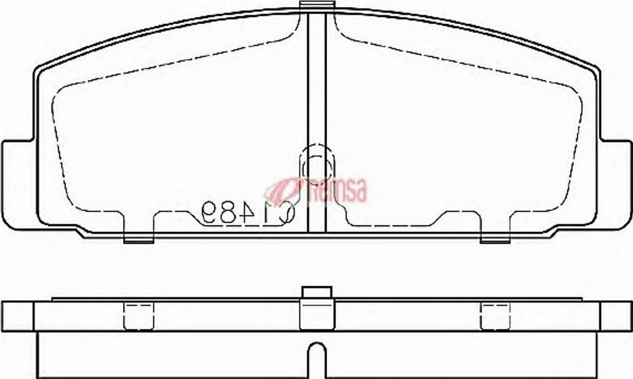 Metzger 0179.30 - Brake Pad Set, disc brake autospares.lv