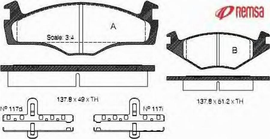 Metzger 0171.10 - Brake Pad Set, disc brake autospares.lv