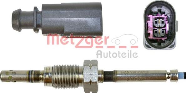 Metzger 0894078 - Sensor, exhaust gas temperature autospares.lv