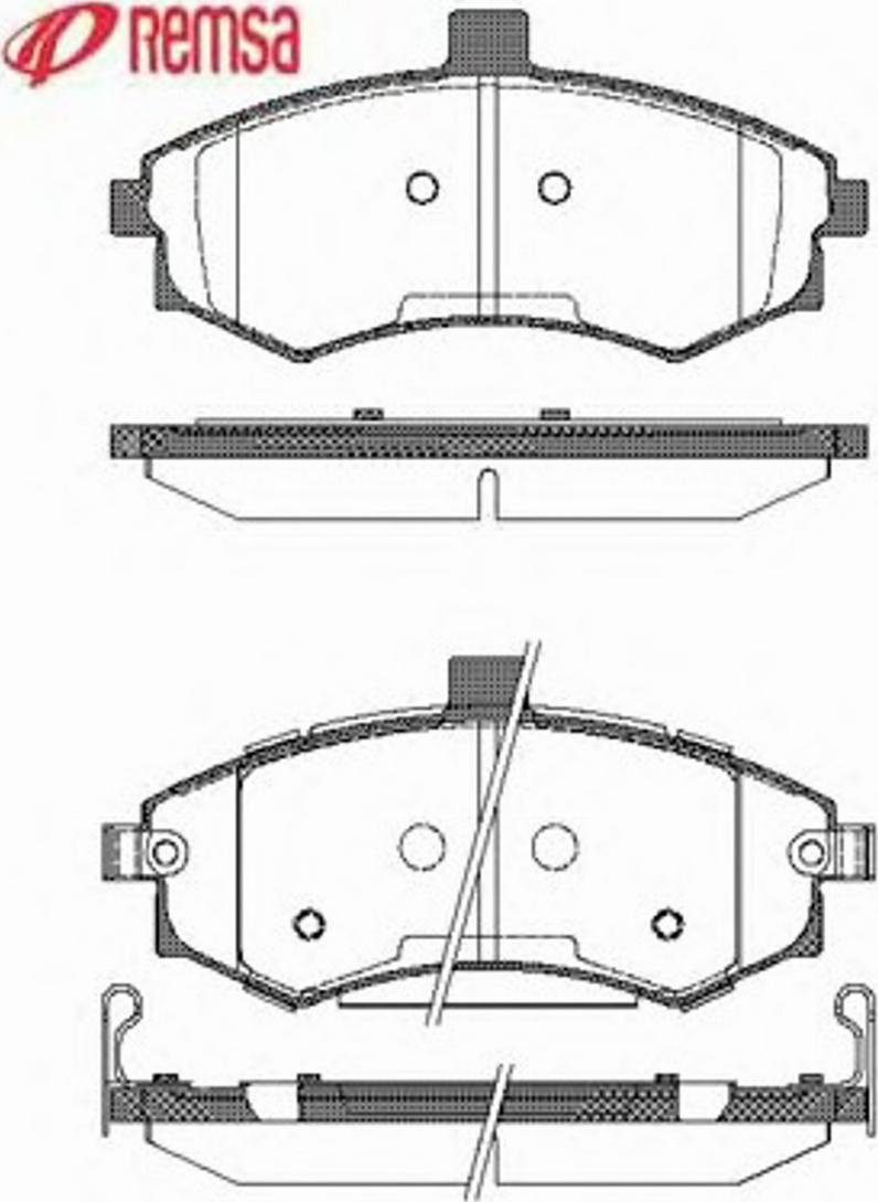 Metzger 0893.02 - Brake Pad Set, disc brake autospares.lv