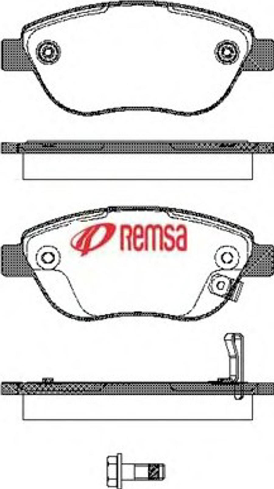 Metzger 085921 - Brake Pad Set, disc brake autospares.lv