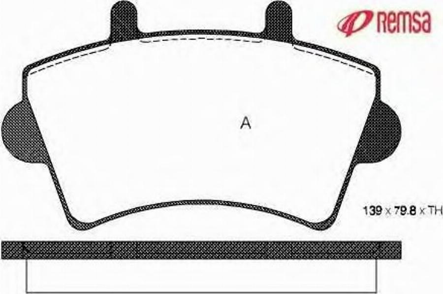 Metzger 081900 - Brake Pad Set, disc brake autospares.lv