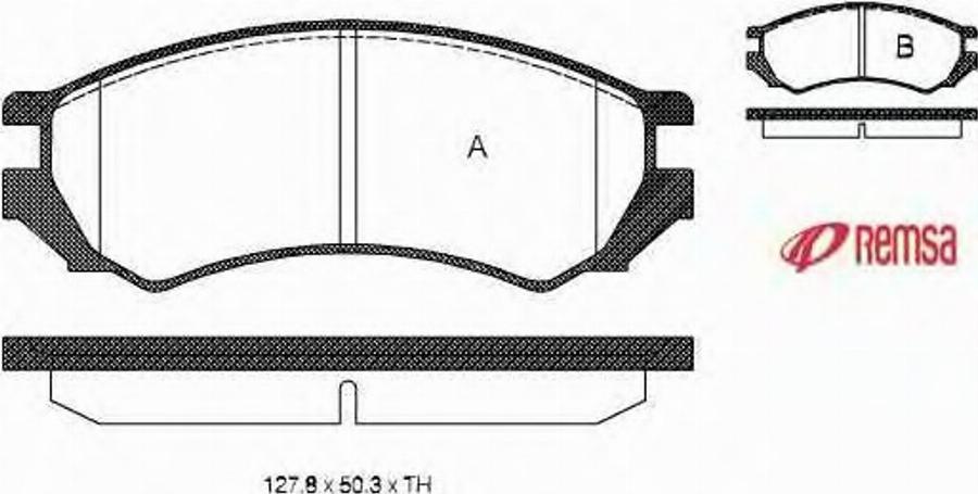 Metzger 034400 - Brake Pad Set, disc brake autospares.lv