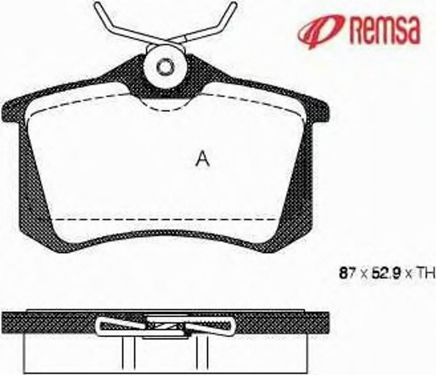 Metzger 0263.01 - Brake Pad Set, disc brake autospares.lv