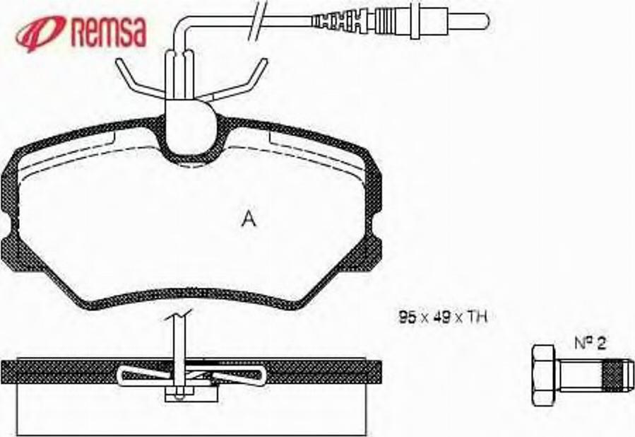 Metzger 026212 - Brake Pad Set, disc brake autospares.lv