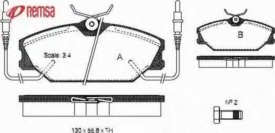 Metzger 020802 - Brake Pad Set, disc brake autospares.lv