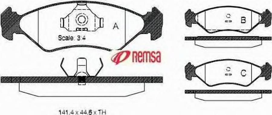 Metzger 028510 - Brake Pad Set, disc brake autospares.lv