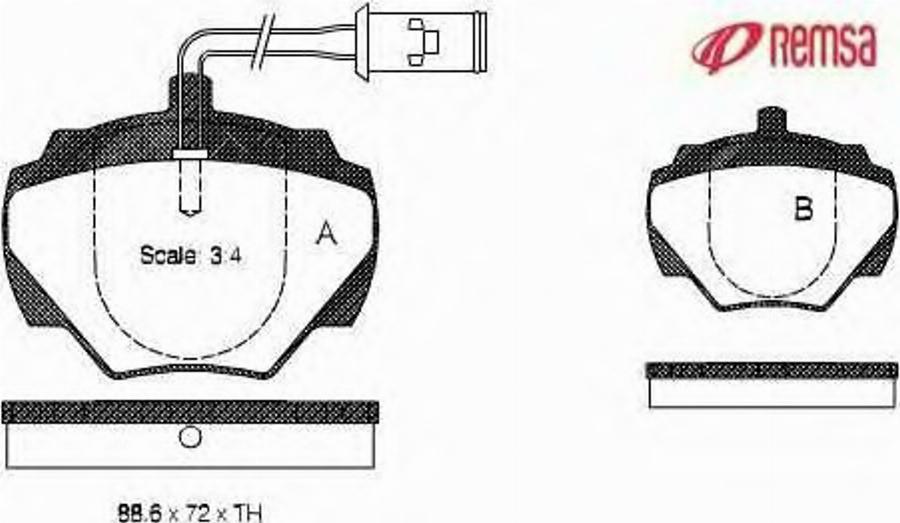 Metzger 0222.01 - Brake Pad Set, disc brake autospares.lv