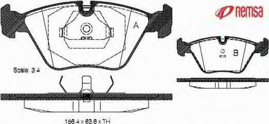 Metzger 0270.40 - Brake Pad Set, disc brake autospares.lv