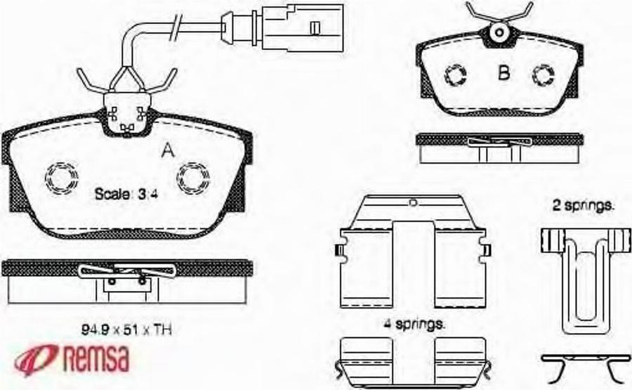 Metzger 076712 - Brake Pad Set, disc brake autospares.lv