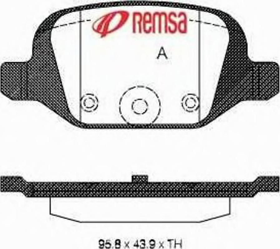 Metzger 072700 - Brake Pad Set, disc brake autospares.lv